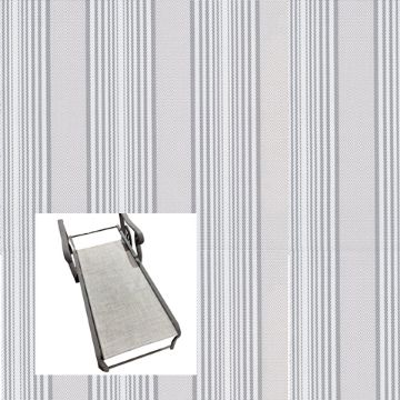Cabana Silvermist Patio Chaise Lounge Replacement Sling Bottom Only