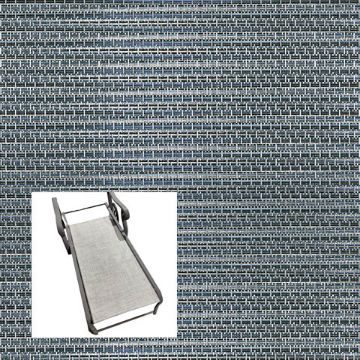 Caratao Blueprint Patio Chaise Lounge Replacement Sling Bottom Only