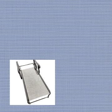 Dupioni Ice Blue Patio Chaise Lounge Replacement Sling Bottom Only