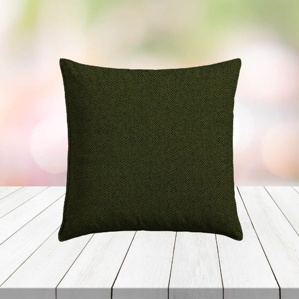 Custom Outdoor Pillows in Outdura Bedrock Smoke | Fade-Resistant & Weatherproof