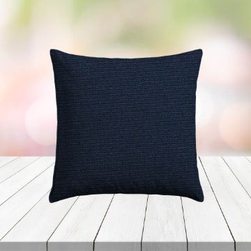 Custom Outdoor Pillows in Outdura Bedrock Smoke | Fade-Resistant & Weatherproof