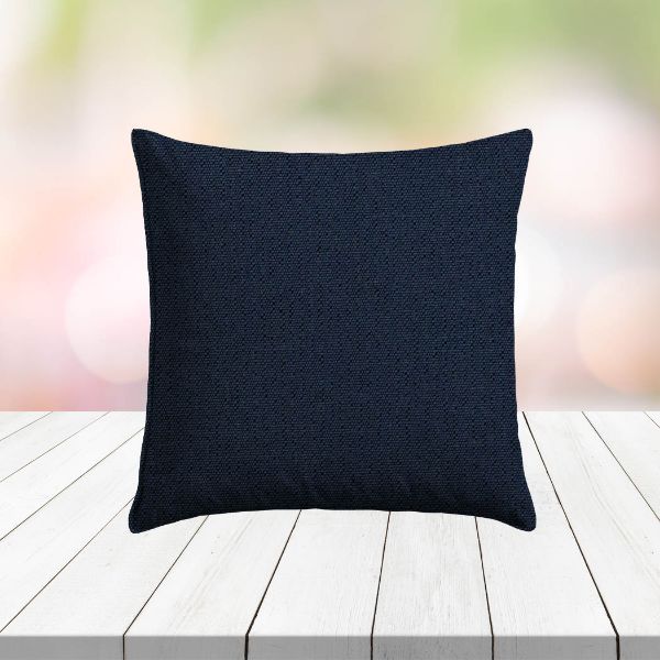 Custom Outdoor Pillows in Outdura Bedrock Smoke | Fade-Resistant & Weatherproof