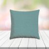 Custom Outdoor Pillows in Outdura Bedrock Smoke | Fade-Resistant & Weatherproof