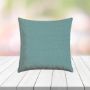Custom Outdoor Pillows in Outdura Bedrock Smoke | Fade-Resistant & Weatherproof