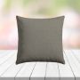 Custom Outdoor Pillows in Outdura Bedrock Smoke | Fade-Resistant & Weatherproof