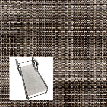 Gannon Mocha Patio Chaise Lounge Replacement Sling Bottom Only
