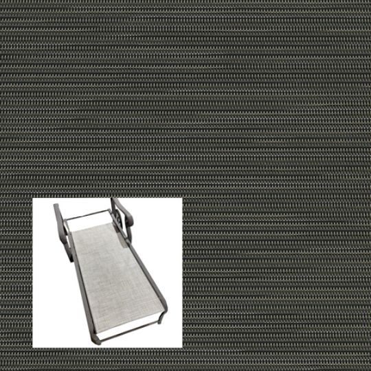 Metallica Smoke Patio Chaise Lounge Replacement Sling Bottom Only