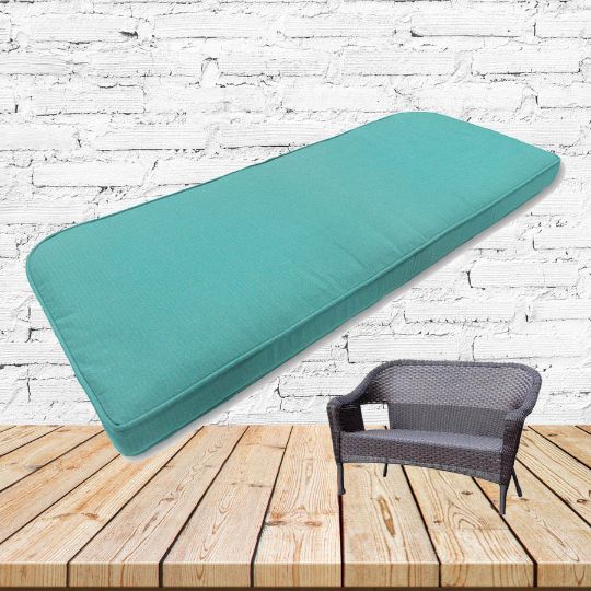 Custom outdoor patio furniture cushions from Cascadia Outdoor Cushions in Sunbrella Fabrics
