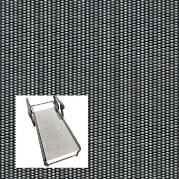 Nova Slate Patio Chaise Lounge Replacement Sling Bottom Only