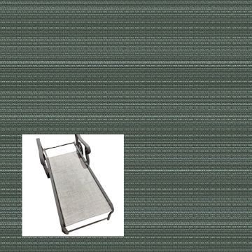 Satin Glassblock Patio Chaise Lounge Replacement Sling Bottom Only