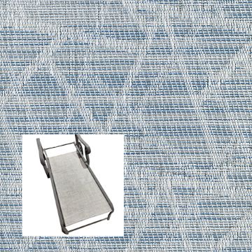 Shatter Blue Patio Chaise Lounge Replacement Sling Bottom Only