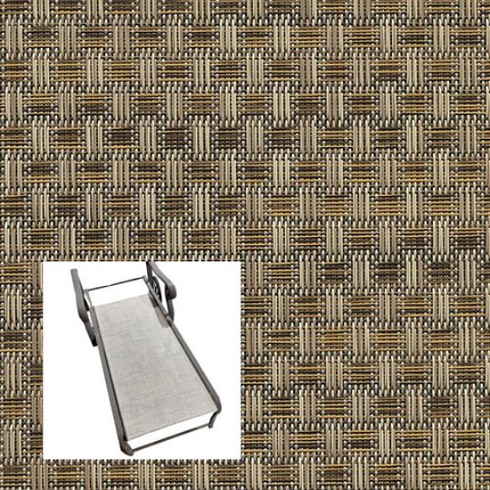 Veranda Nutmeg Patio Chaise Lounge Replacement Sling Bottom Only
