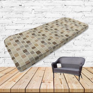 Custom outdoor patio furniture cushions from Cascadia Outdoor Cushions in Sunbrella Fabrics
