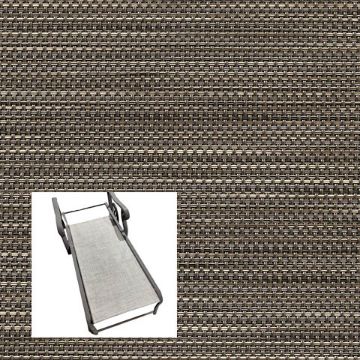 Watercolor Tweed Pearly Patio Chaise Lounge Replacement Sling Bottom Only