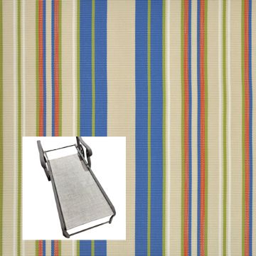 Winsted Stripe Beach Chaise Lounge Replacement Sling Bottom Only