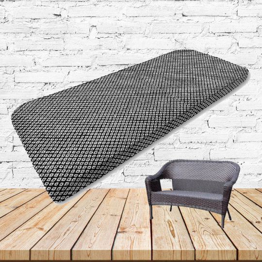 Custom outdoor patio furniture cushions from Cascadia Outdoor Cushions in Sunbrella Fabrics