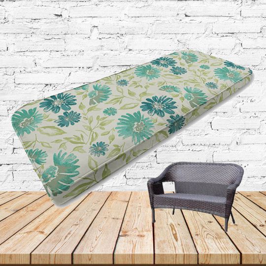 Custom outdoor patio furniture cushions from Cascadia Outdoor Cushions in Sunbrella Fabrics