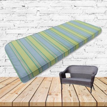 Custom outdoor patio furniture cushions from Cascadia Outdoor Cushions in Sunbrella Fabrics