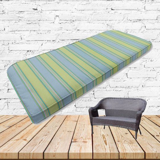 Custom outdoor patio furniture cushions from Cascadia Outdoor Cushions in Sunbrella Fabrics