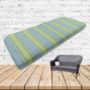 Custom outdoor patio furniture cushions from Cascadia Outdoor Cushions in Sunbrella Fabrics