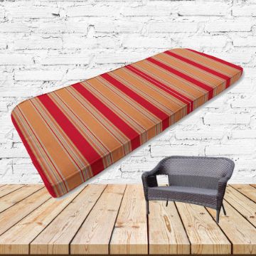Custom outdoor patio furniture cushions from Cascadia Outdoor Cushions in Sunbrella Fabrics