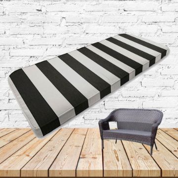Custom outdoor patio furniture cushions from Cascadia Outdoor Cushions in Sunbrella Fabrics