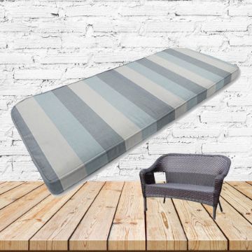 Custom outdoor patio furniture cushions from Cascadia Outdoor Cushions in Sunbrella Fabrics