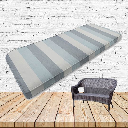 Custom outdoor patio furniture cushions from Cascadia Outdoor Cushions in Sunbrella Fabrics