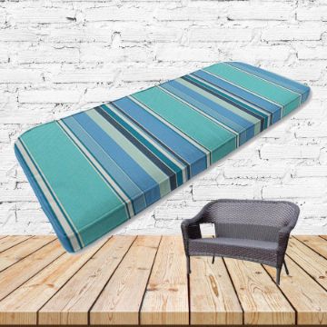 Custom outdoor patio furniture cushions from Cascadia Outdoor Cushions in Sunbrella Fabrics