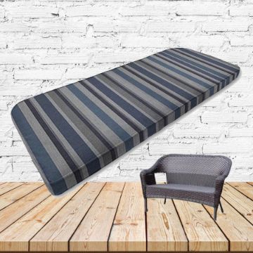 Custom outdoor patio furniture cushions from Cascadia Outdoor Cushions in Sunbrella Fabrics