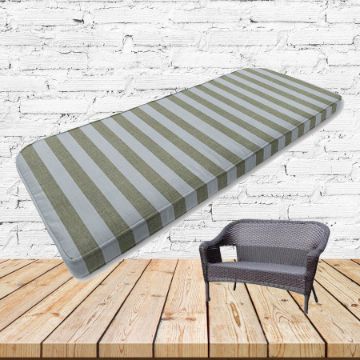 Custom outdoor patio furniture cushions from Cascadia Outdoor Cushions in Sunbrella Fabrics