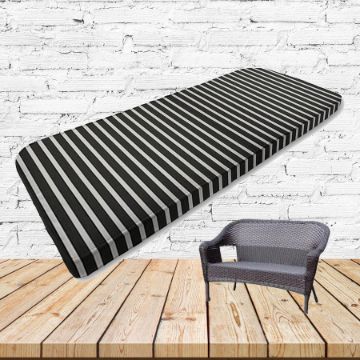 Custom outdoor patio furniture cushions from Cascadia Outdoor Cushions in Sunbrella Fabrics