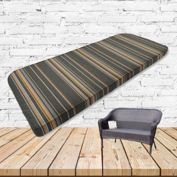 Custom outdoor patio furniture cushions from Cascadia Outdoor Cushions in Sunbrella Fabrics