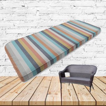 Custom outdoor patio furniture cushions from Cascadia Outdoor Cushions in Sunbrella Fabrics