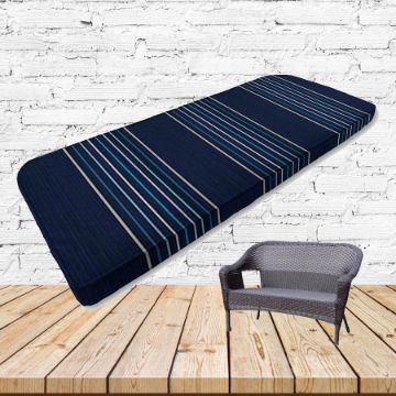 Custom outdoor patio furniture cushions from Cascadia Outdoor Cushions in Sunbrella Fabrics