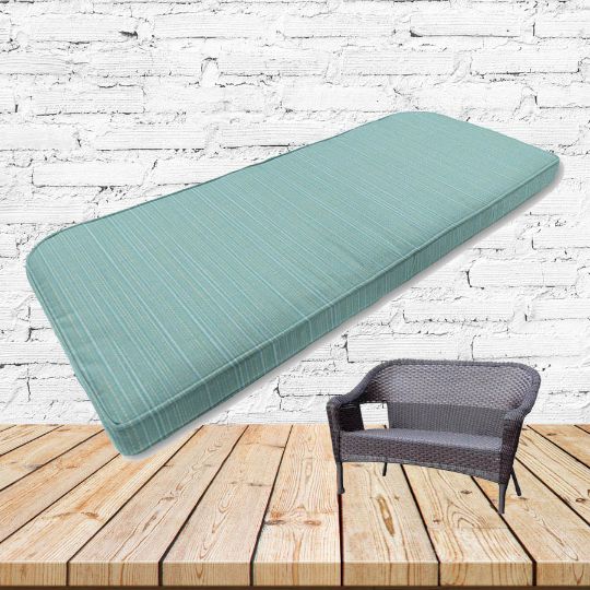 Custom outdoor patio furniture cushions from Cascadia Outdoor Cushions in Sunbrella Fabrics