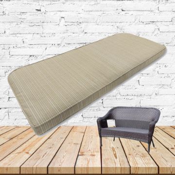 Custom outdoor patio furniture cushions from Cascadia Outdoor Cushions in Sunbrella Fabrics