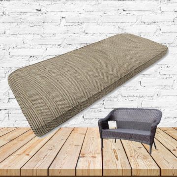 Custom outdoor patio furniture cushions from Cascadia Outdoor Cushions in Sunbrella Fabrics