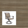 2-Piece Patio Chair Replacement Slings – Phifer Watercolor Tweed Mocha | Custom Outdoor Sling