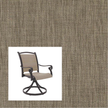 Augustine Gravel two piece patio chair slings