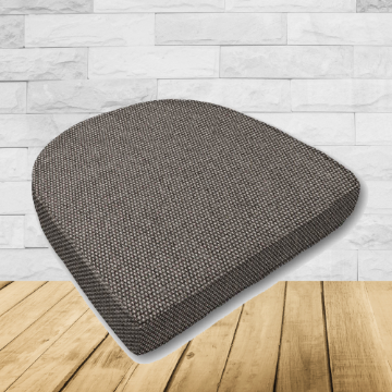 Cushion for wicker patio chairs, contoured or rounded at the back, Designed specifically for outdoor wicker patio chairs.