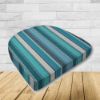 Cushion for wicker patio chairs, contoured or rounded at the back, Designed specifically for outdoor wicker patio chairs.