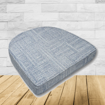 Cushion for wicker patio chairs, contoured or rounded at the back, Designed specifically for outdoor wicker patio chairs.