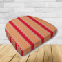 Cushion for wicker patio chairs, contoured or rounded at the back, Designed specifically for outdoor wicker patio chairs.