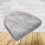 Cushion for wicker patio chairs, contoured or rounded at the back, Designed specifically for outdoor wicker patio chairs.