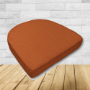 Cushion for wicker patio chairs, contoured or rounded at the back, Designed specifically for outdoor wicker patio chairs.