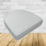 Cushion for wicker patio chairs, contoured or rounded at the back, Designed specifically for outdoor wicker patio chairs.