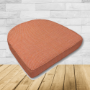 Wicker Patio Chair Cushions with a rounded back Boxed Double Piped Patio Dining Chair Seat Pad or Seat Cushion from Cascadia Outdoor Cushions