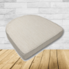 Cushion for wicker patio chairs, contoured or rounded at the back, Designed specifically for outdoor wicker patio chairs.