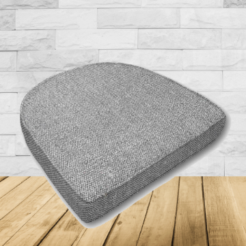 Cushion for wicker patio chairs, contoured or rounded at the back, Designed specifically for outdoor wicker patio chairs.